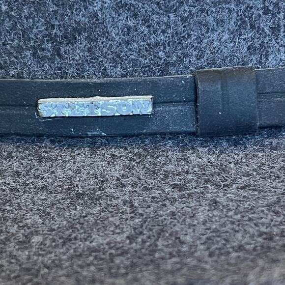 STETSON Gray Mello Felt Hat XL USA Made 100% Wool Crushable WPL 4384 - Picture 6 of 13